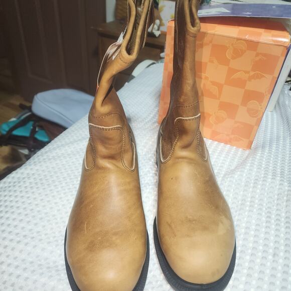 LEHIGH NWT MENS SZ 10.5 M ELECTRICAL COMPLIANT  LEATHER COWBOY BOOTS main image 4